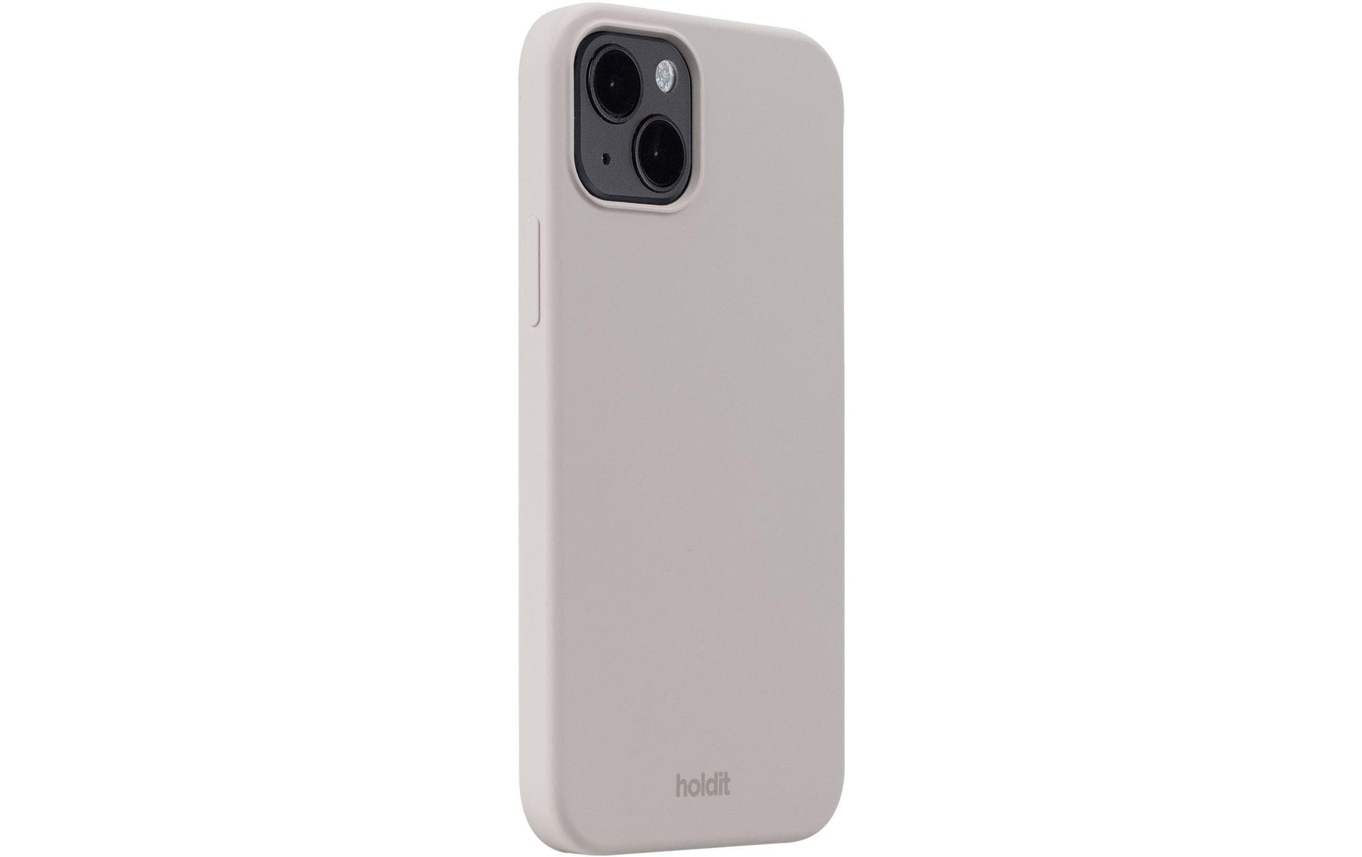 HoldIt Backcover – für Apple iPhone 14 Plus, Silikon, Taupe
