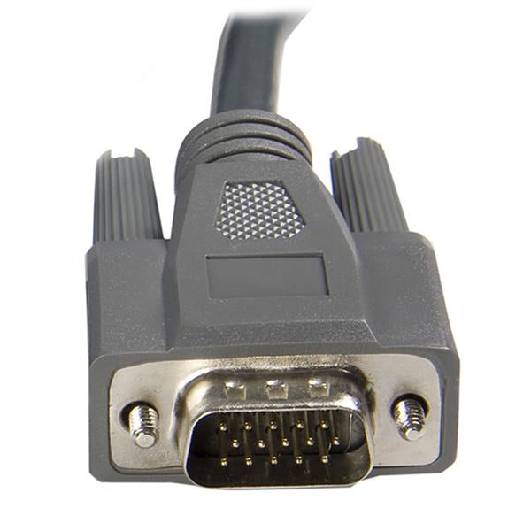 StarTech.com 1,8 m 2-in-1 VGA/USB A KVM-Kabel – Männlich/Männlich, Schwarz
