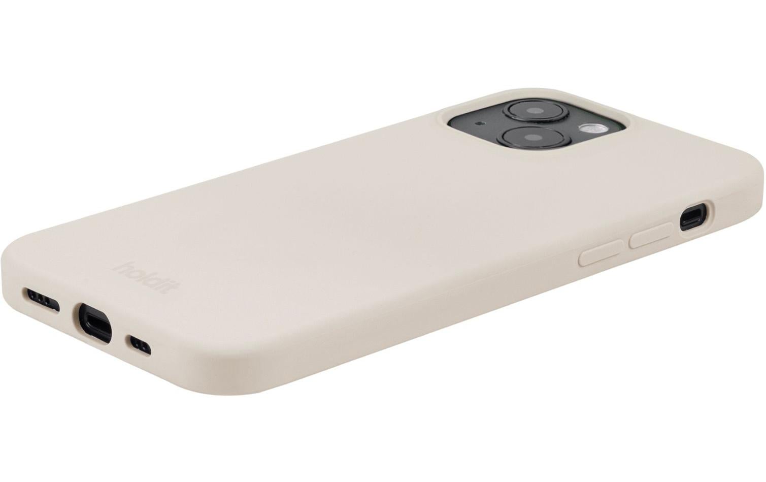 Holdit Backcover – für Apple iPhone 14, Silikon, Beige