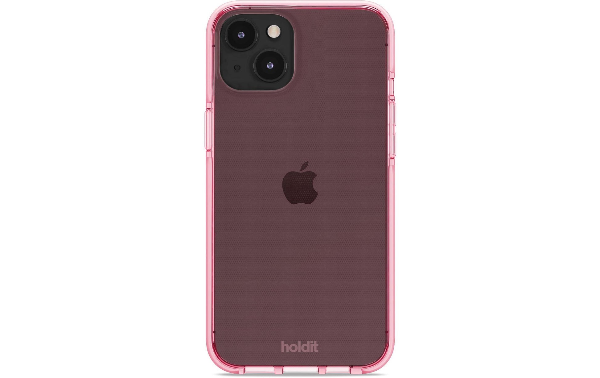 Holdit – Backcover – für Apple iPhone 14 Plus – transparent/pink – TPU