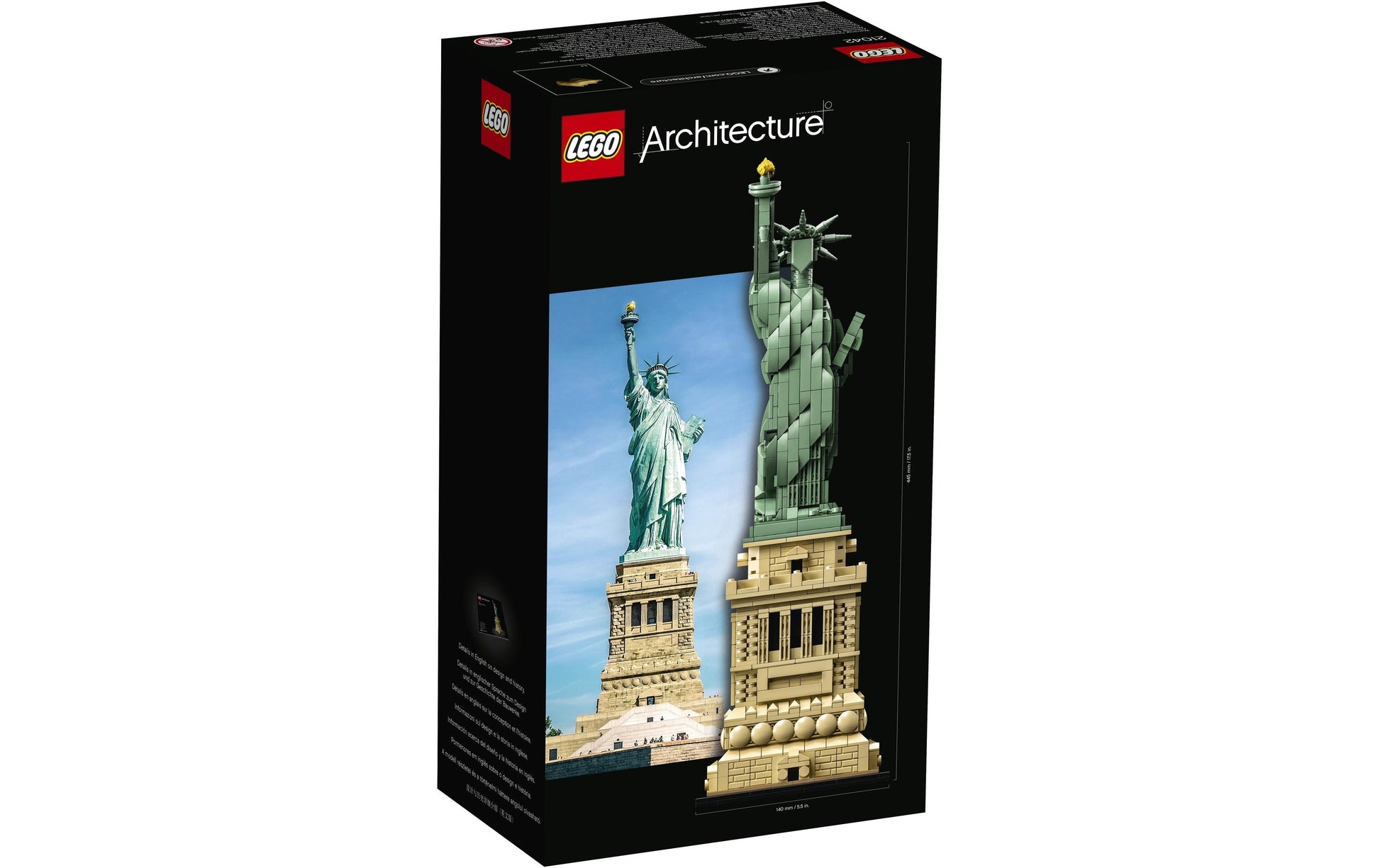 LEGO Architecture Freiheitsstatue 3D-Puzzle – 1685-teilig – 14 × 44 × 14 cm – ab 16 J.