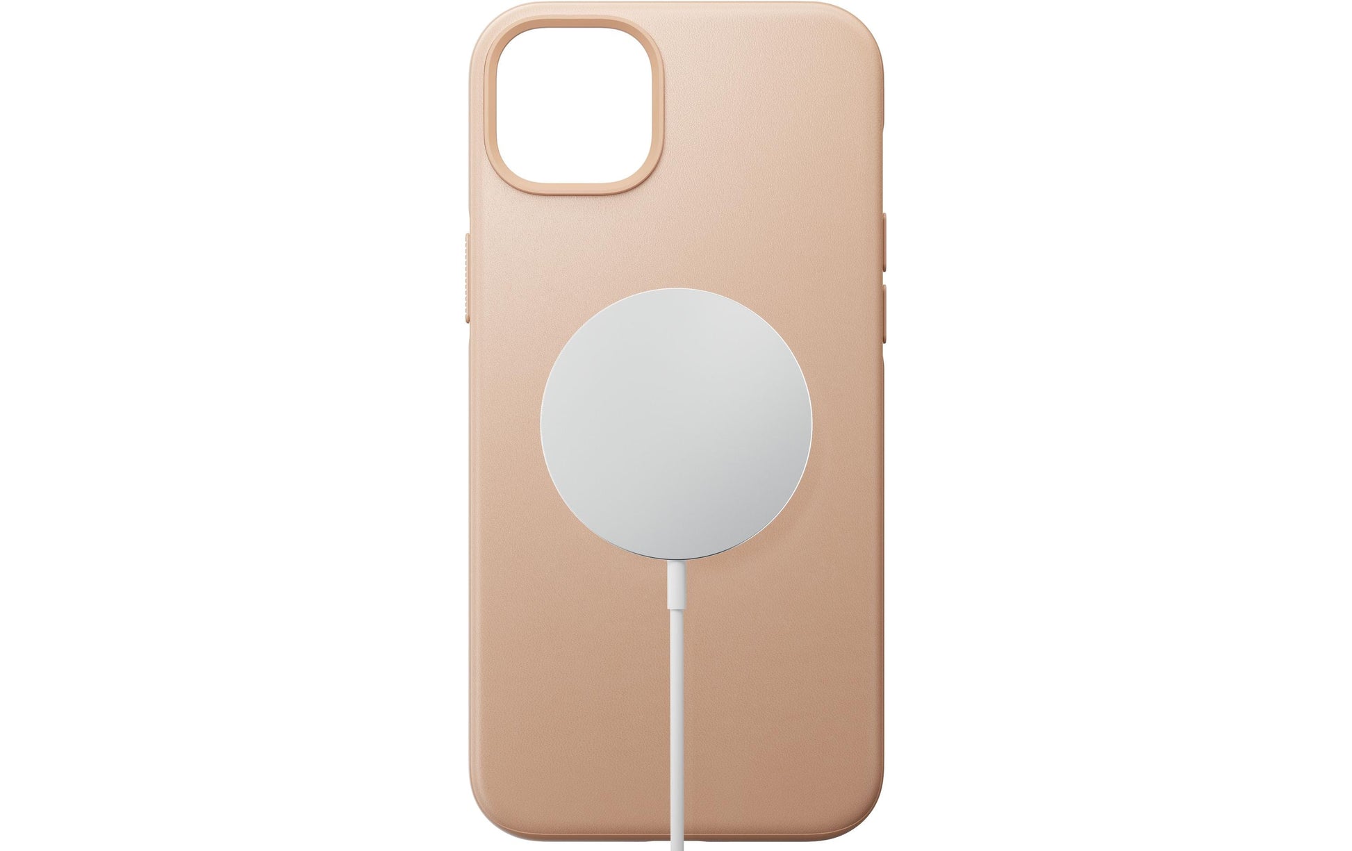 Nomad Modernes Backcover – für Apple iPhone 14 Plus, Leder+PC, Natural