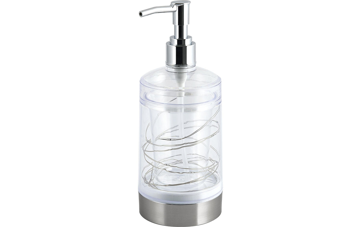 Diaqua Seifenspender – Kunststoff, Silber, 240 ml