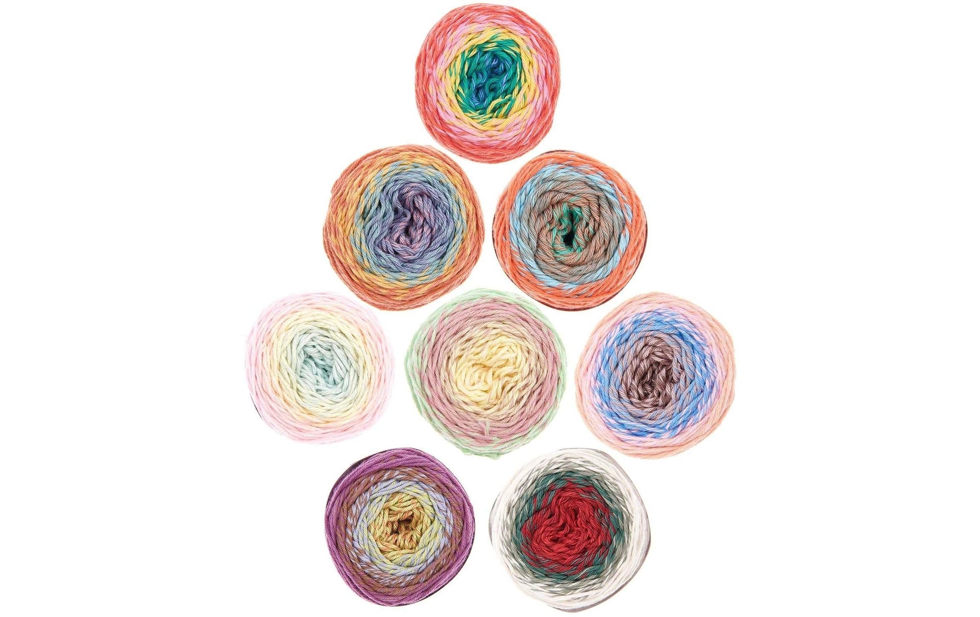 Rico Design Ricorumi Spin Spin Garn Mehrfarbig – 8× 50 g, 115 m, 100% Baumwolle, Nadel 3 mm