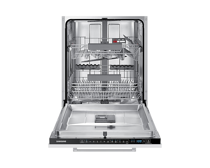 Samsung Vollintegrierter Geschirrspüler DW6500 – 13 Maßgedecke, 44 dB, Energieklasse D – Silber