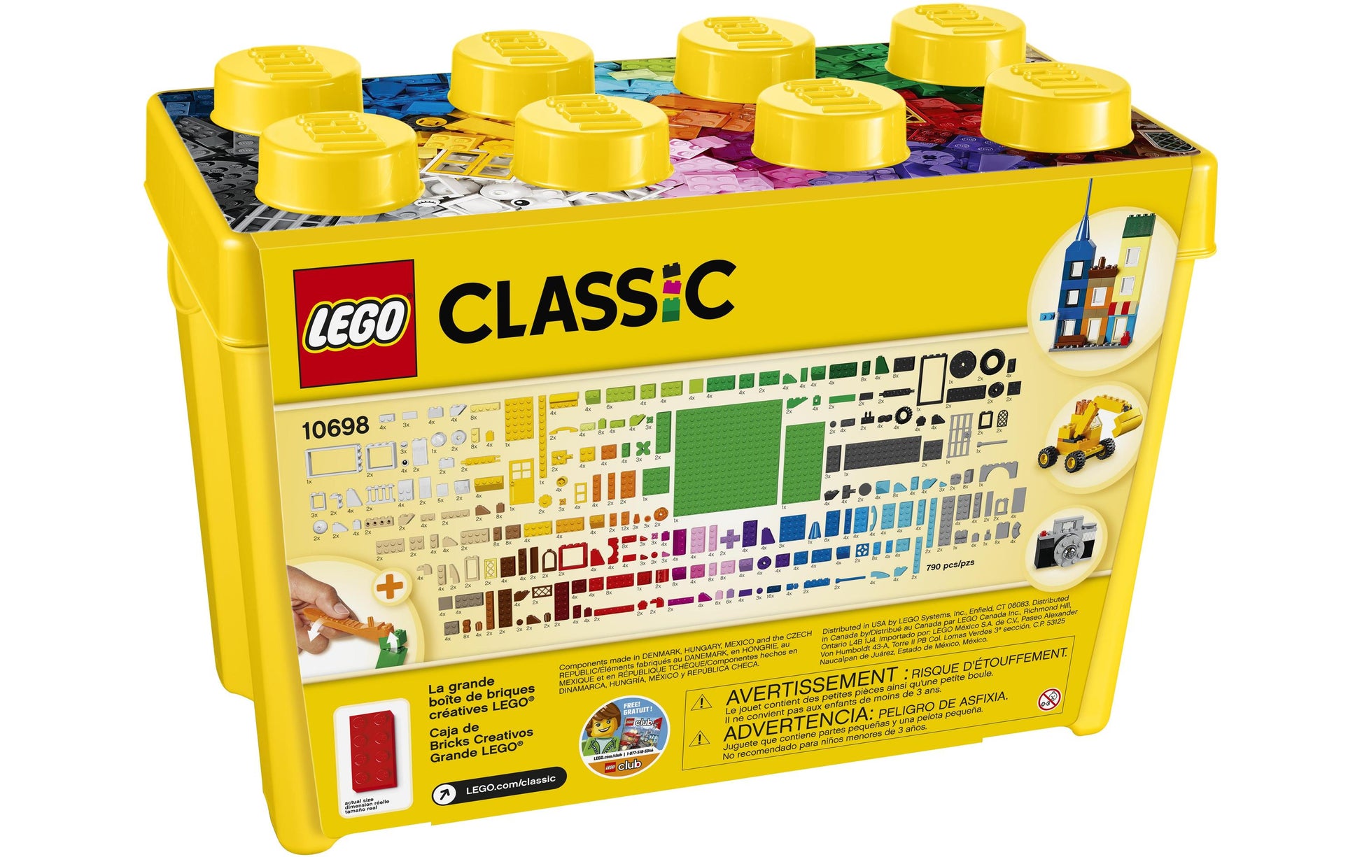 LEGO Classic Grosse Bausteine-Box – 790-teilig – ab 4 J.