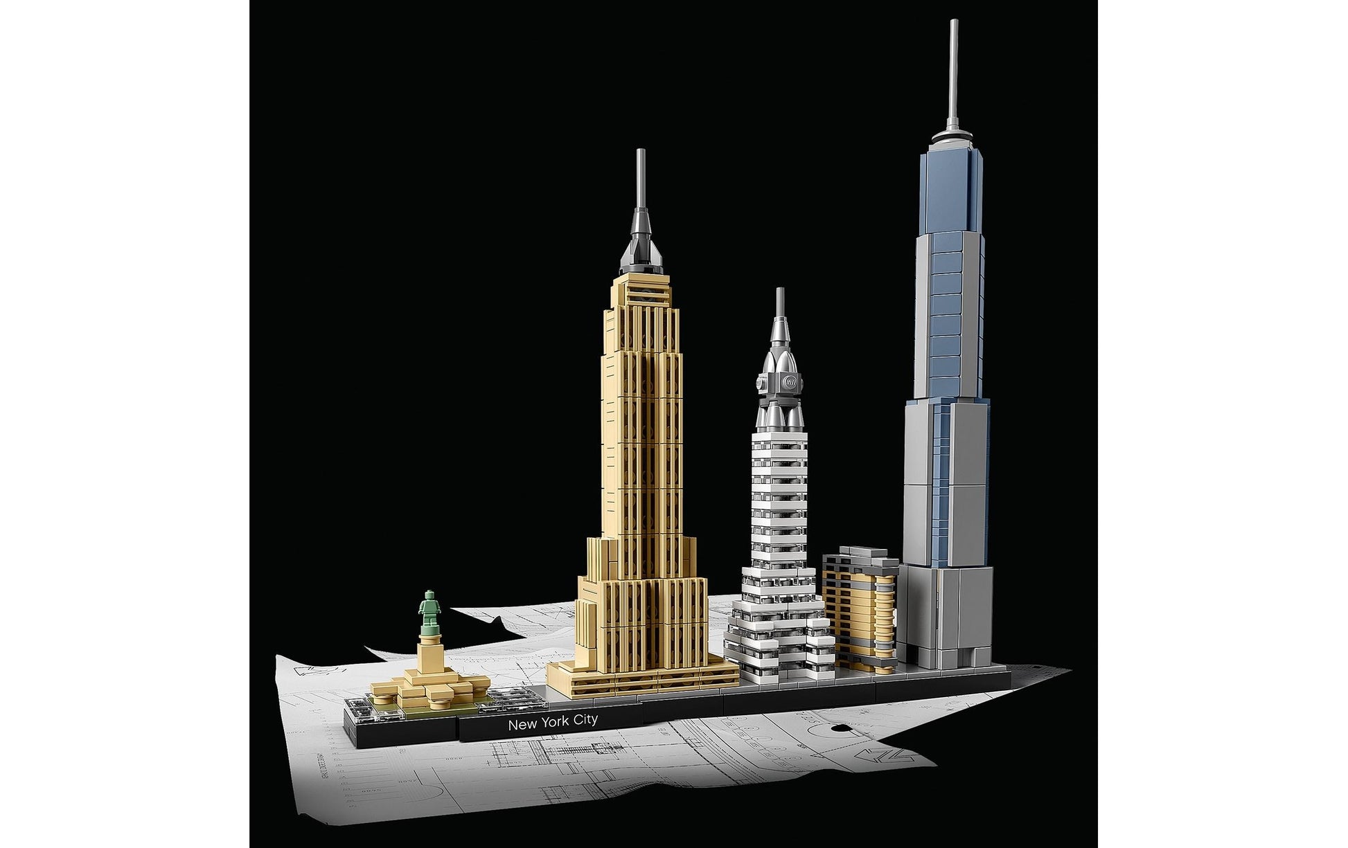 LEGO Architektur New York City 3D-Puzzle – 598-teilig – ab 12 Jahren