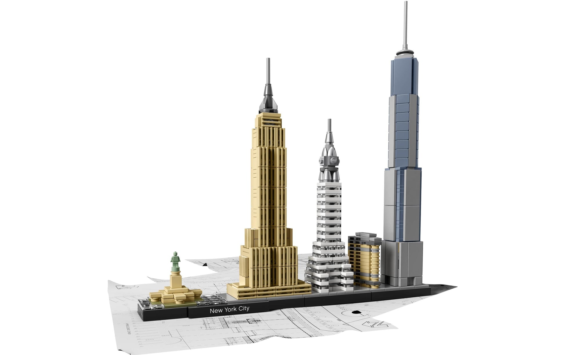 LEGO Architektur New York City 3D-Puzzle – 598-teilig – ab 12 Jahren