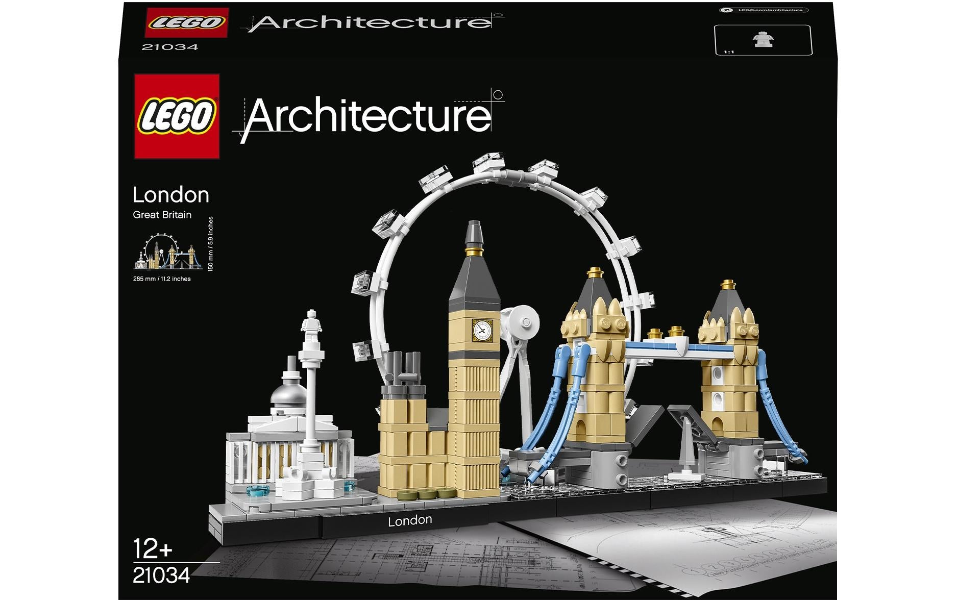 LEGO 3D Puzzle Architektur London – 468 Teile – ab 12 Jahren