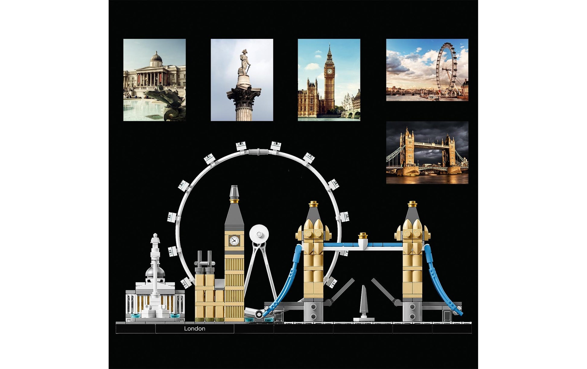 LEGO 3D Puzzle Architektur London – 468 Teile – ab 12 Jahren