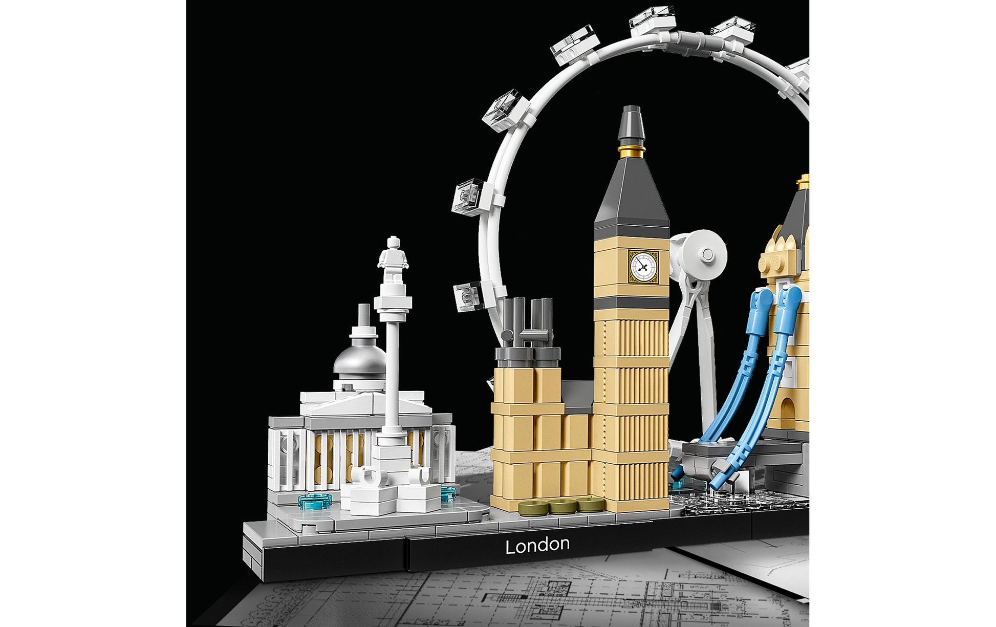 LEGO 3D Puzzle Architektur London – 468 Teile – ab 12 Jahren