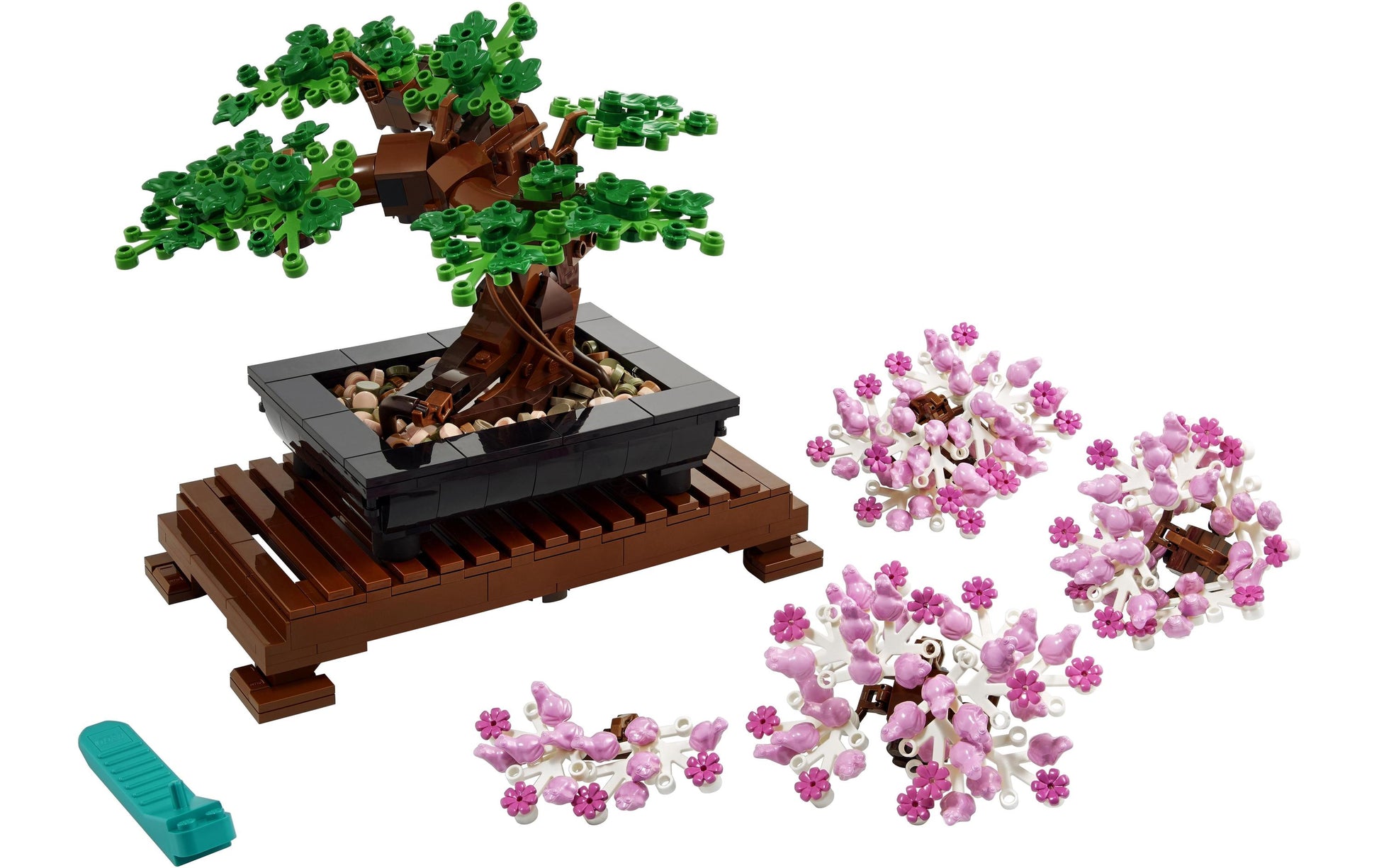 LEGO Creator Expert Bonsai Baum Bausatz – Icons – 878-teilig – 20 × 18 × 21 cm – ab 18 J.