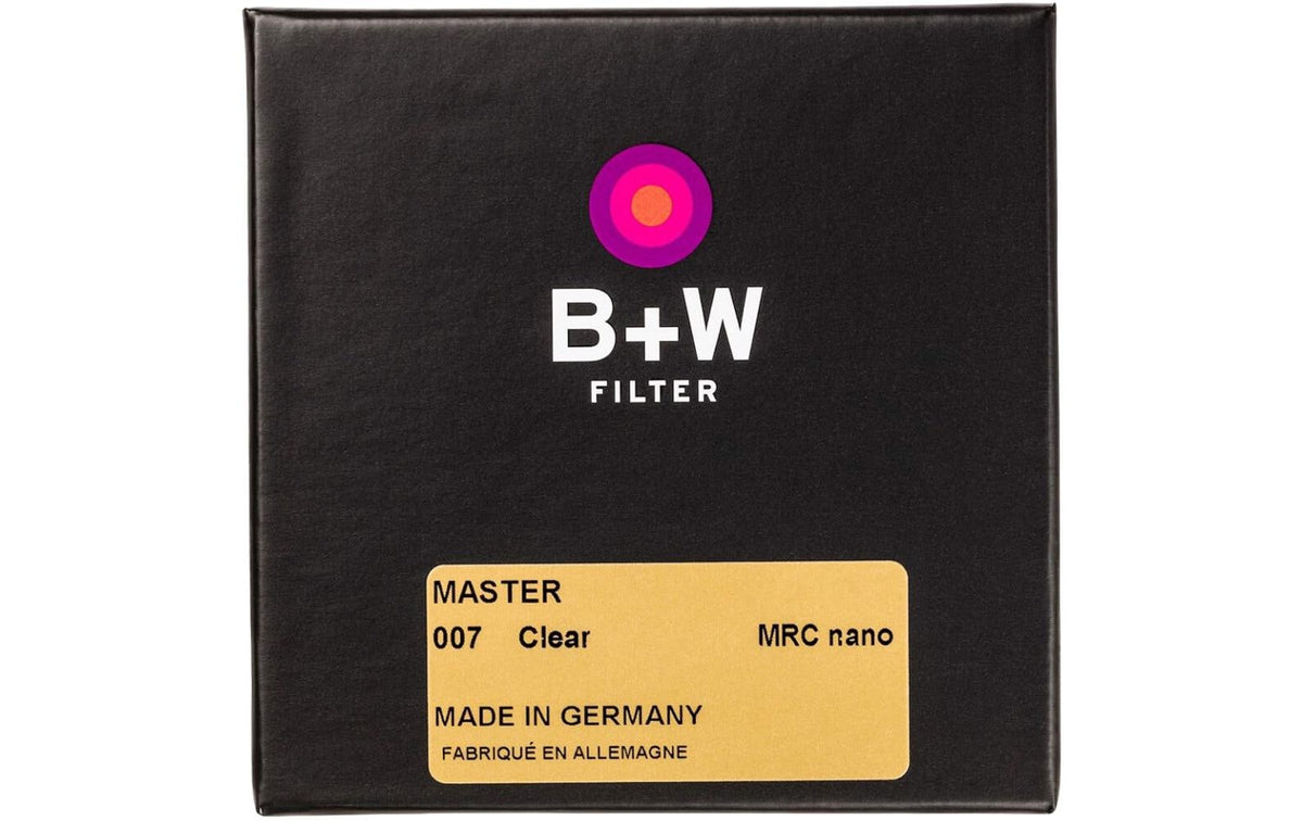 B+W 007 Clear Schutzfilter – 52 mm, MRC Nano