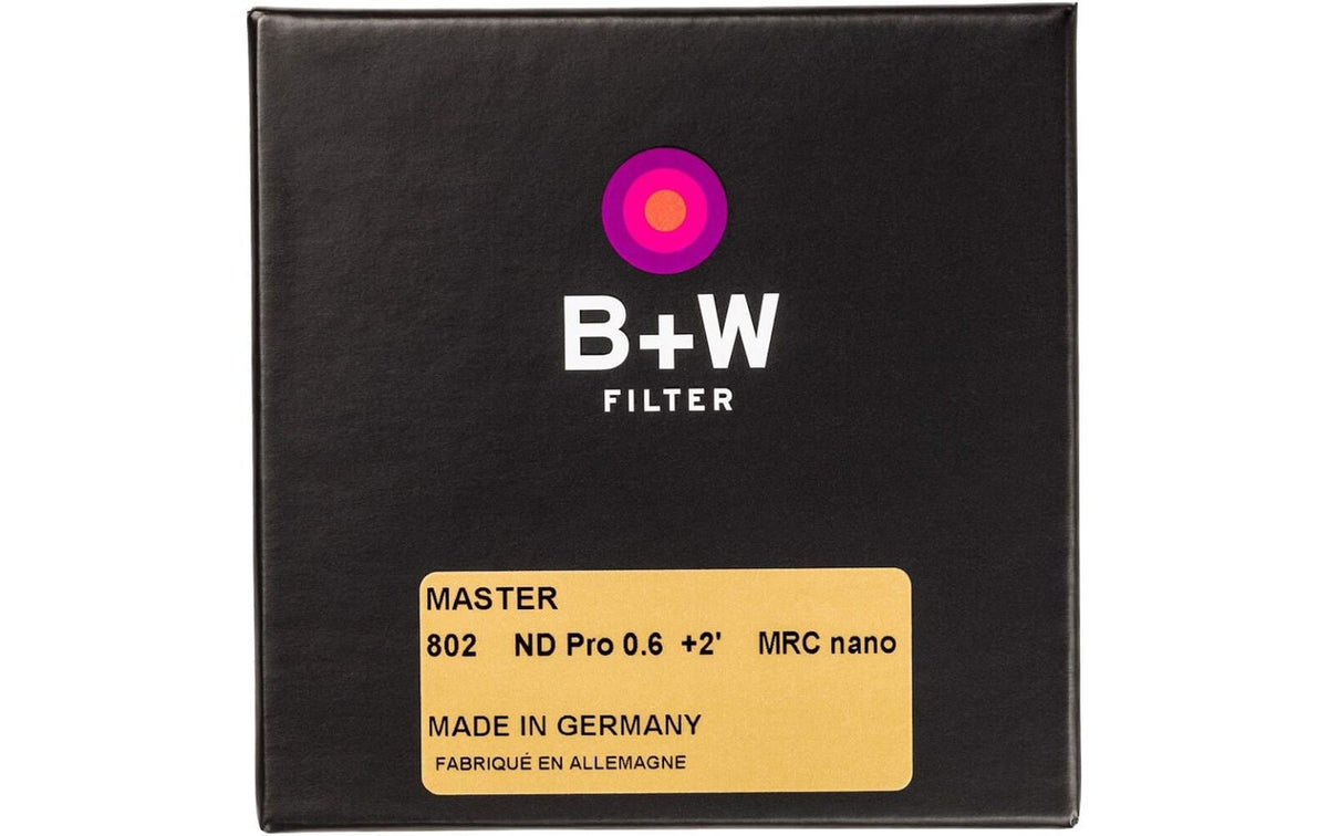 B+W 802 MASTER Graufilter ND 0,6 – 39 mm, MRC-Beschichtung