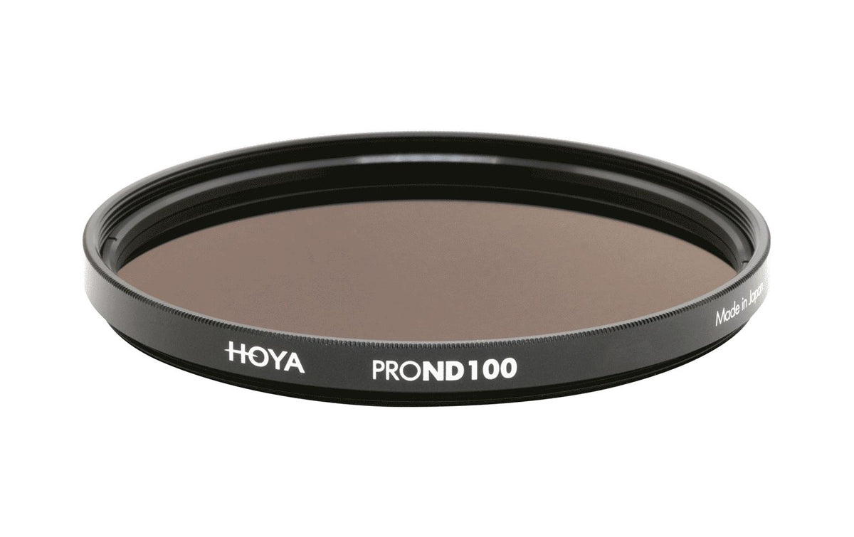 Hoya Pro ND100 Neutraldichtefilter – 55 mm – 6,7 Blenden (Dichte 2,1) – Aluminium/Glas – Schwarz
