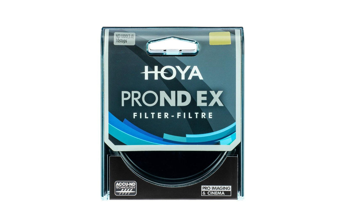 Hoya PRO ND EX 1000 Graufilter ND1000 – 10 Blenden, optische Dichte 3 – Aluminium – für 58 mm