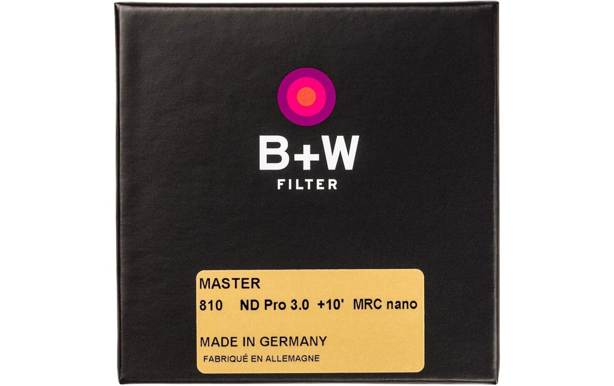 B+W 810 MASTER Graufilter 60 mm – ND 3,0 (ND800), 10 Blenden – MRC-Beschichtung