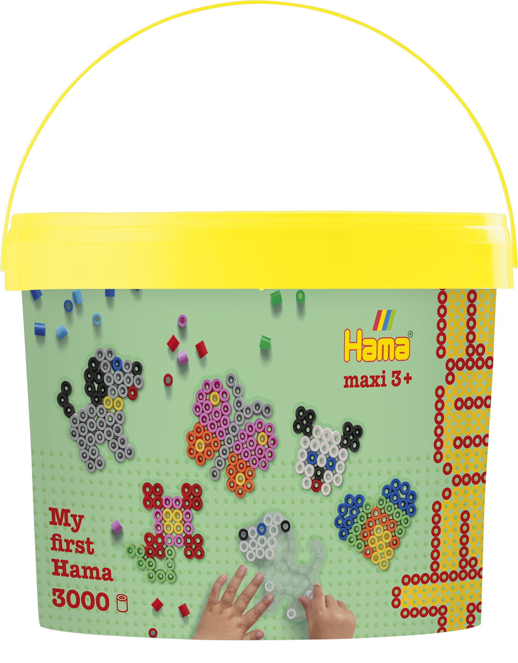 Hama Bügelperlen-Set – ab 3 Jahren – 3000 Bügelperlen – 230 × 185 × 230 mm