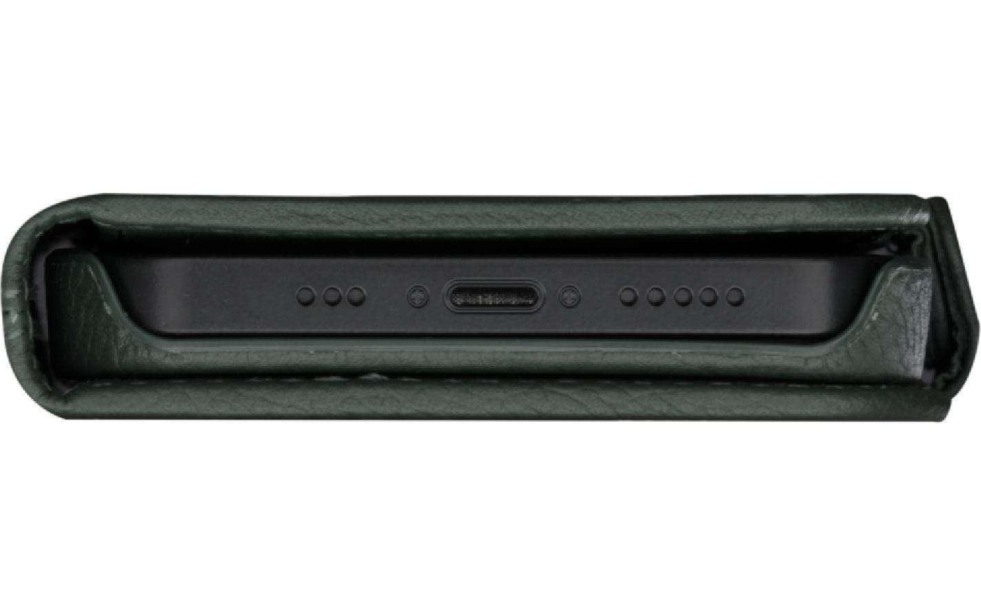 dbramante1928 Wallethülle – für Apple iPhone 14 Pro, 3 Kartenfächer, Leder, Grün, RFID-beständig
