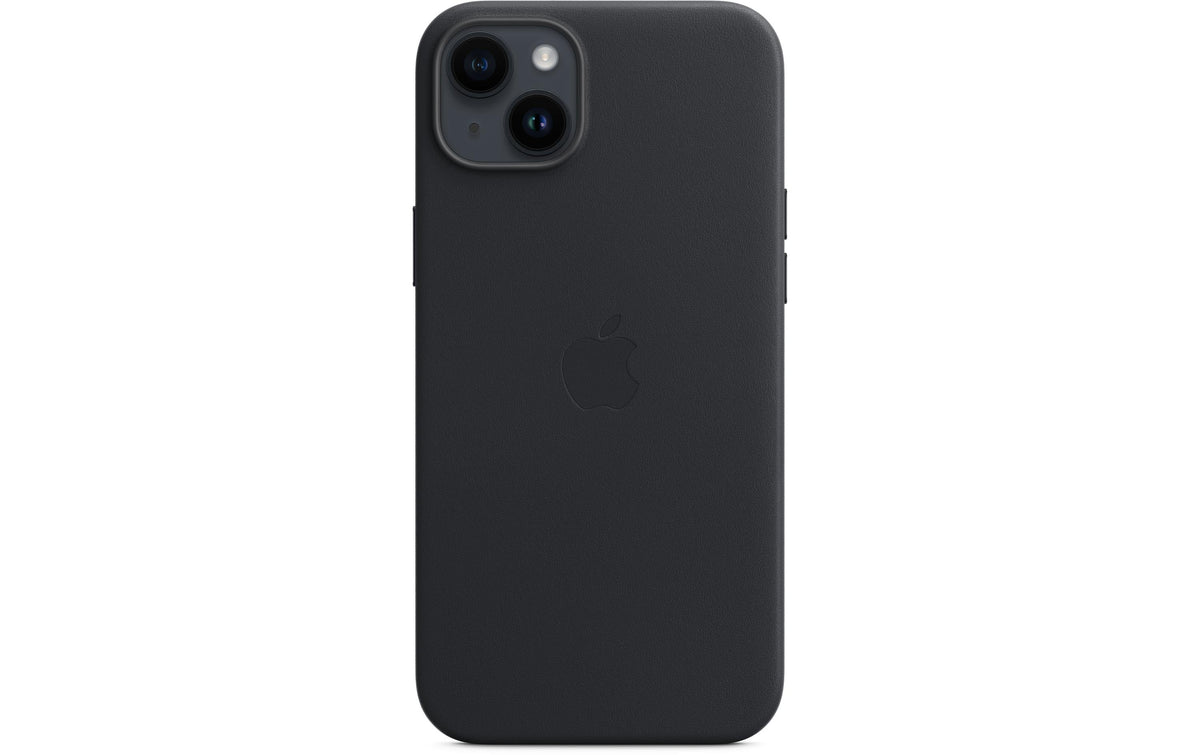 Apple Backcover – für Apple iPhone 14 Plus, MagSafe, Leder, Schwarz