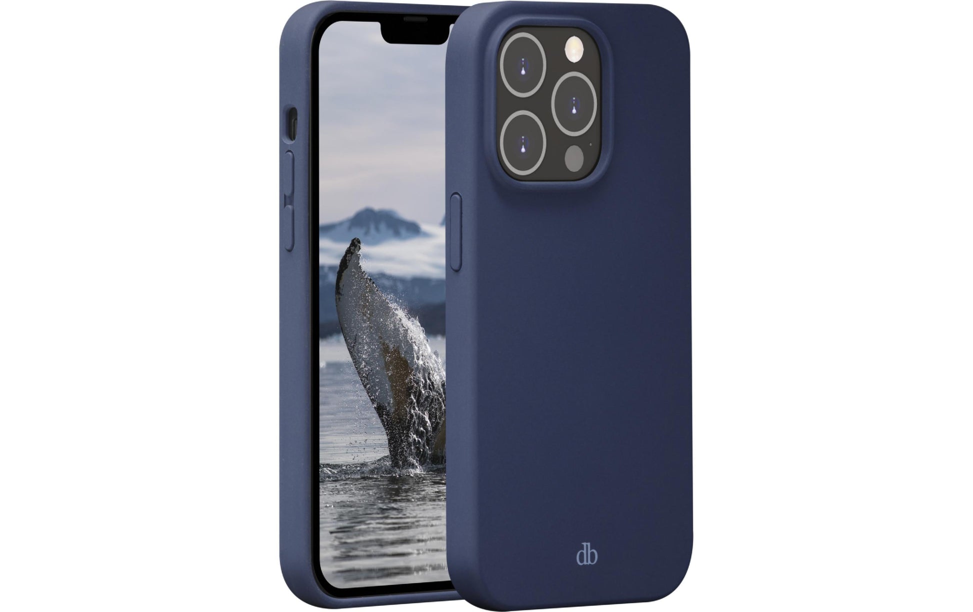 dbramante1928 Greenland – Backcover – für Apple iPhone 14 Pro, Recycling-Kunststoff, Pacific Blue