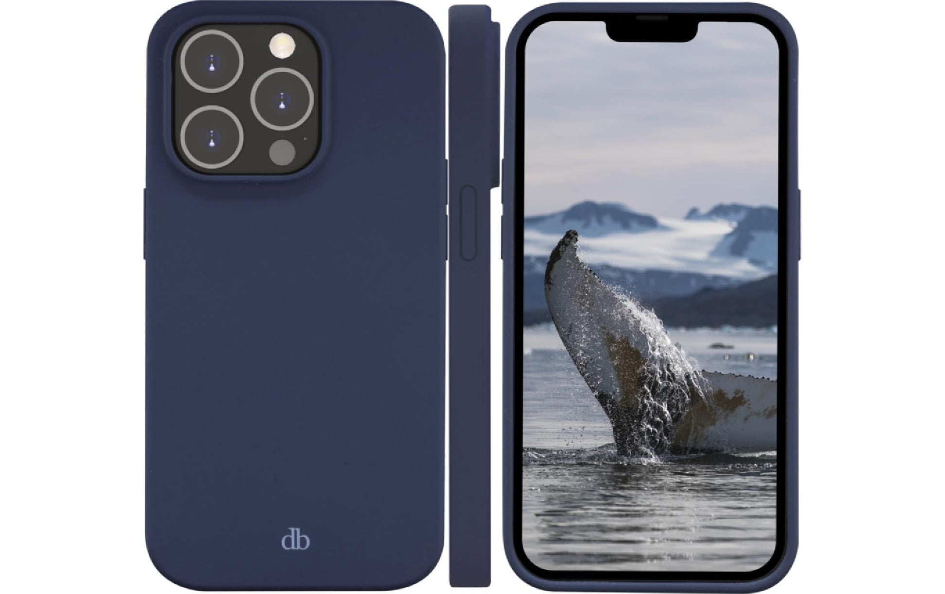 dbramante1928 Greenland – Backcover – für Apple iPhone 14 Pro, Recycling-Kunststoff, Pacific Blue