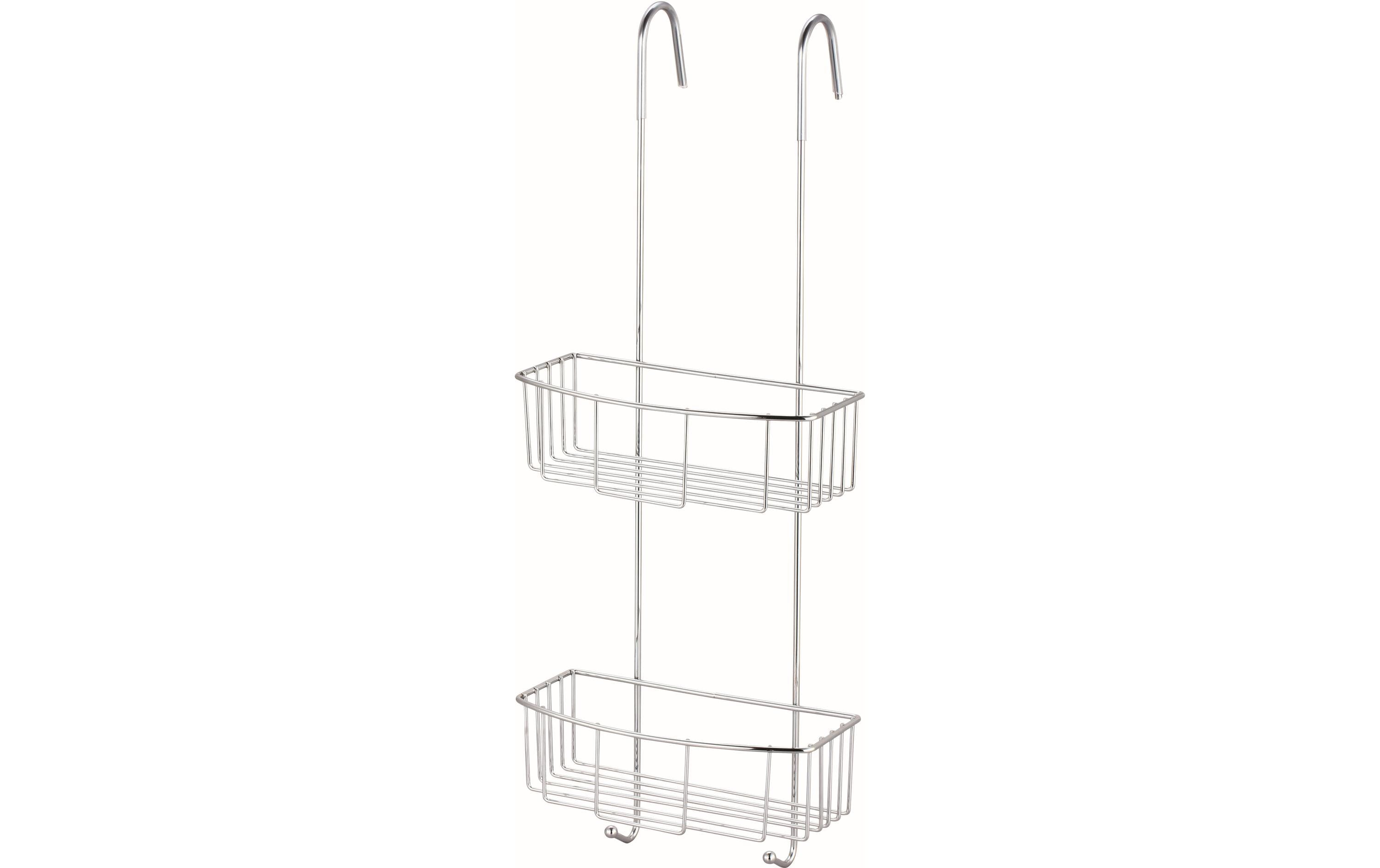 MSV Aufbewahrungsbox Lexie – Stahl, Chrom, 23×19×60 cm