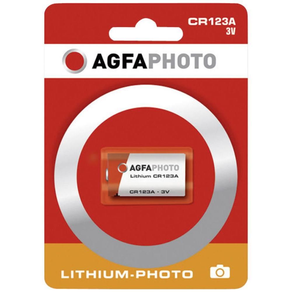 AgfaPhoto CR123A Batterie, Lithium, 3 V – 1 Stk.