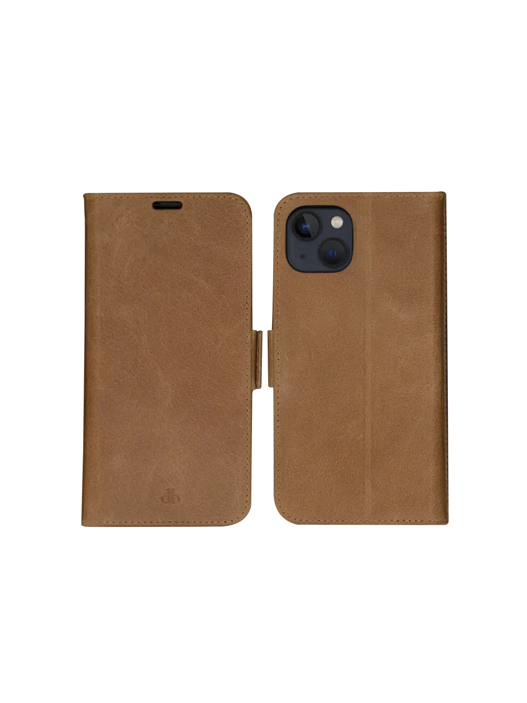 dbramante1928 Copenhagen Wallethülle – für Apple iPhone 13, 3 Kartenfächer, Leder, Beige, RFID-beständig