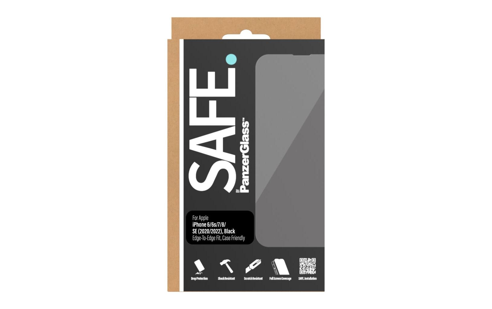 PanzerGlass Displayschutz (Panzerglas), Case Friendly – für iPhone 6/6s/7 und andere