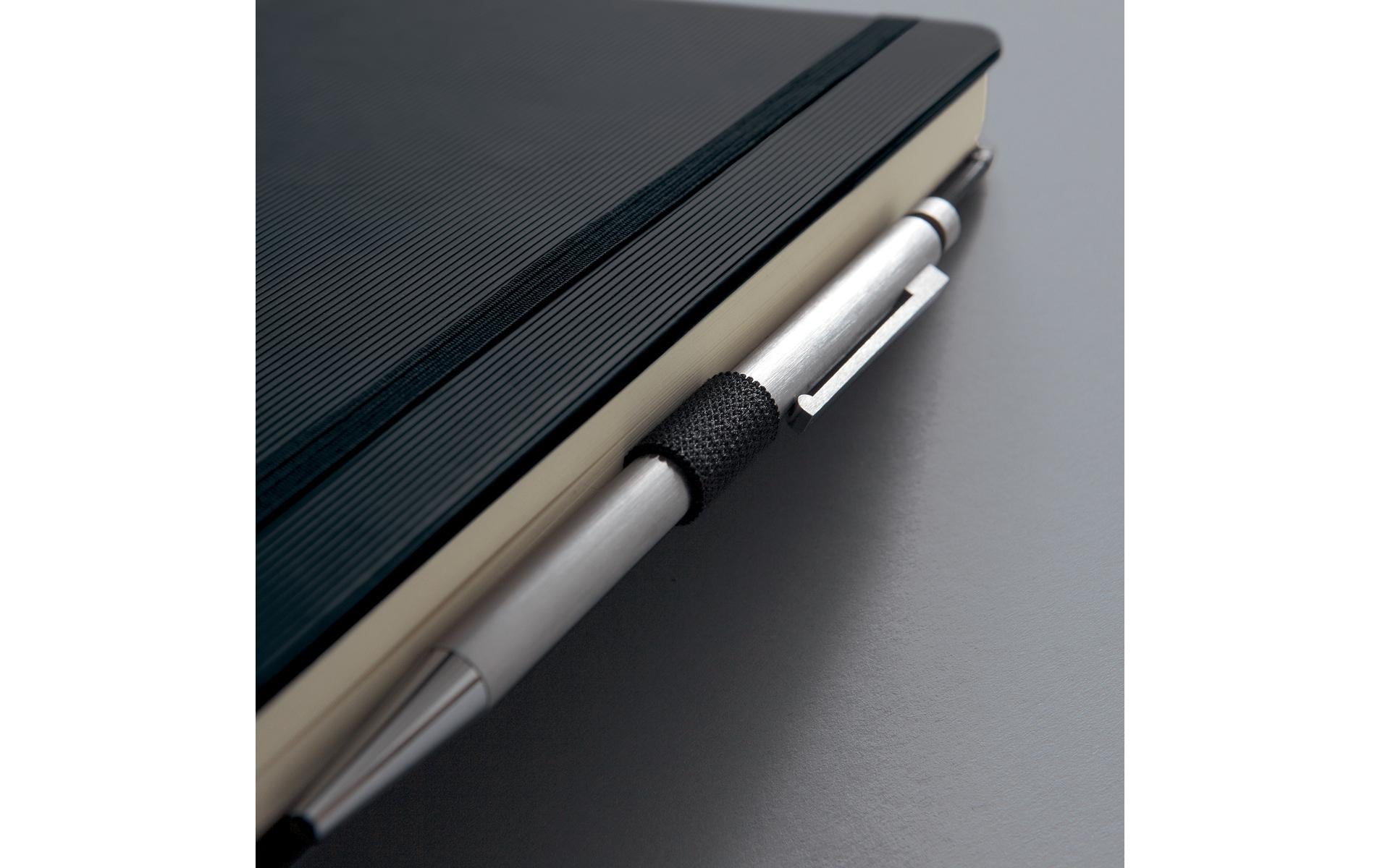 Sigel Notizbuch, 213 × 295 mm, blanko, Fadenheftung, 194 Seiten, 80 g/m² – schwarz