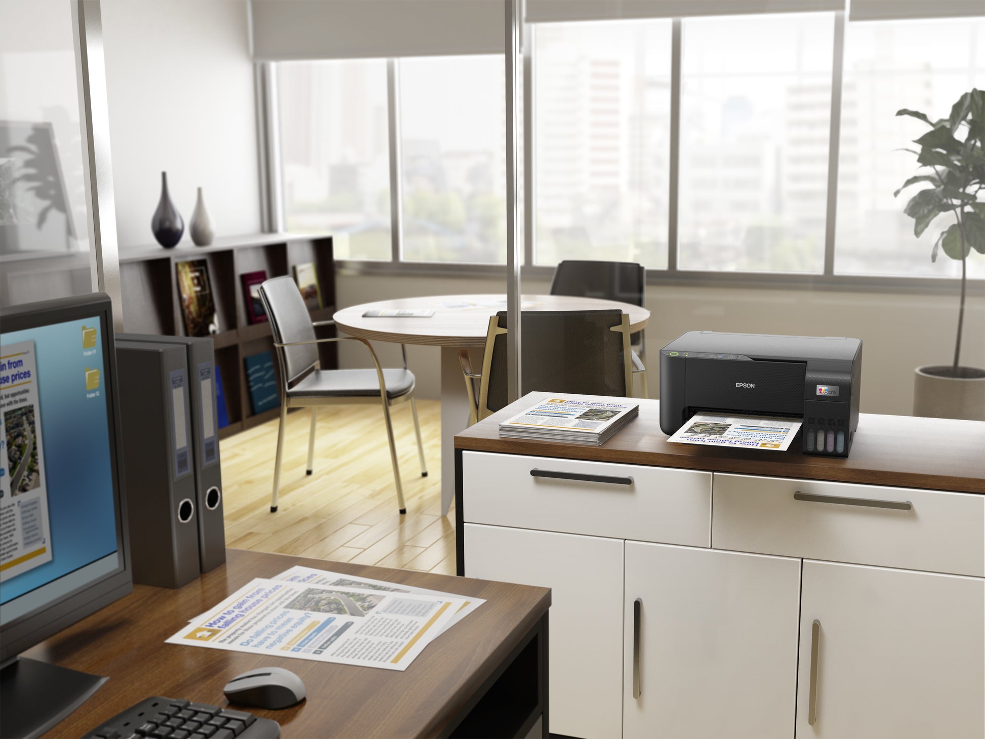 Epson ET-2860 – Farbiges Tintenstrahl-MFP A4, 3-in-1 – USB/WLAN – 33 S./Min. S/W, 15 S./Min. Farbe