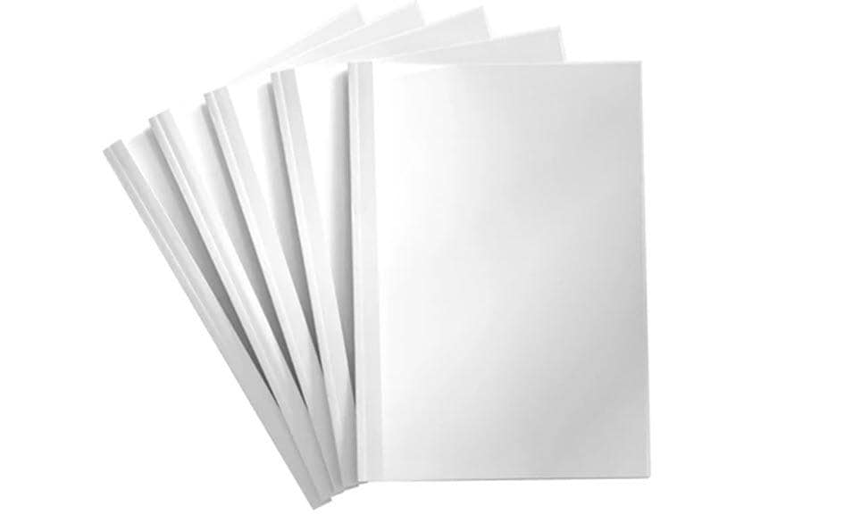 Peach Thermobindemappe – A4 – Rücken 1,5 mm – bis 15 Blatt, Weiss – 100 Stk.