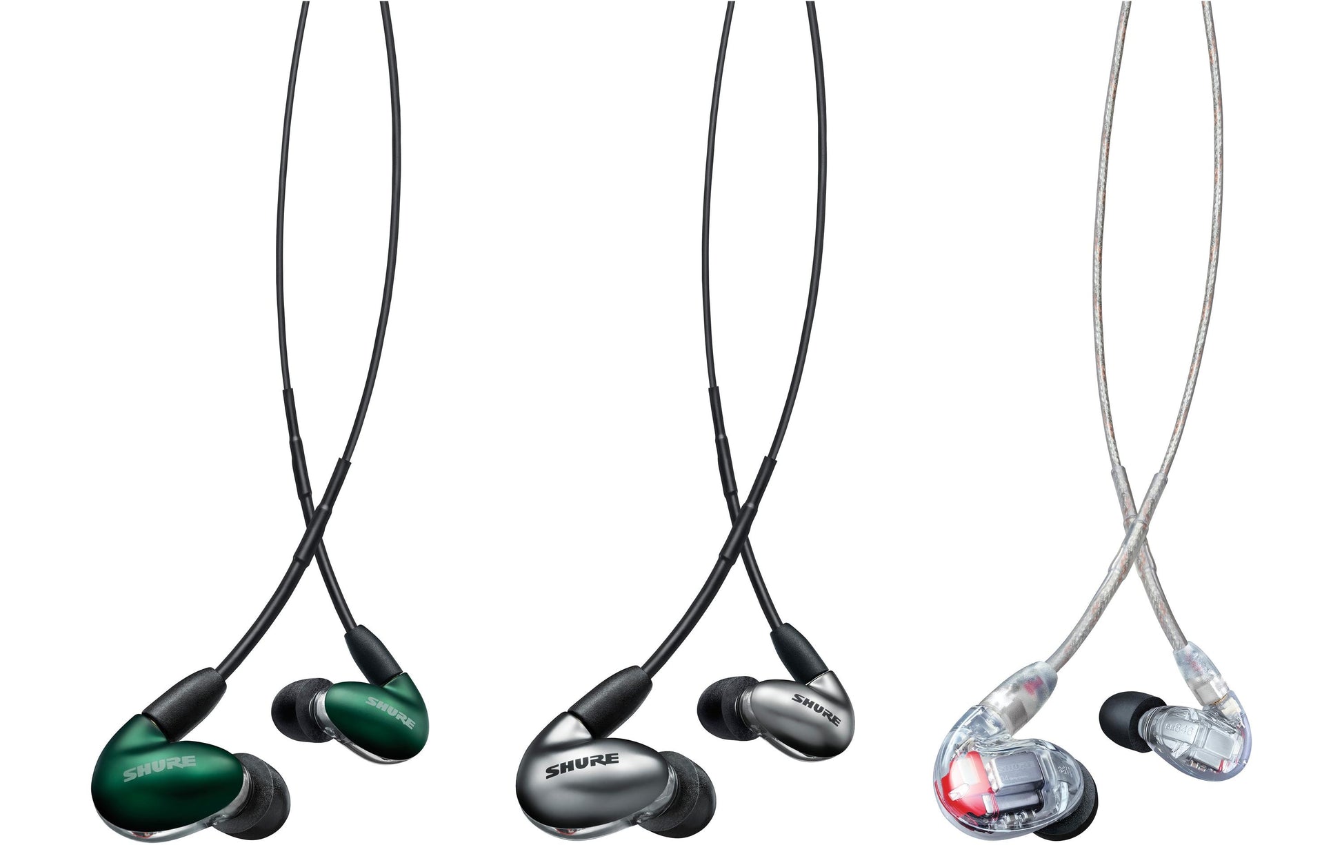 Shure SE846 Gen. 2 – In-Ear Kopfhörer – 3,5 mm, Inline-Fernbedienung mit Mikrofon – Transparent