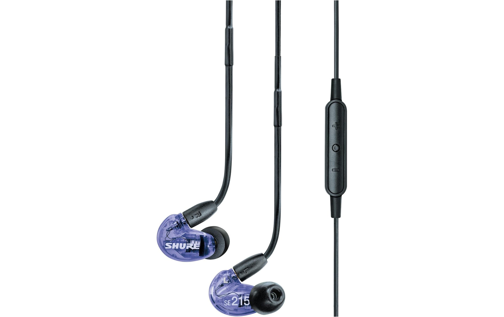 Shure SE215 – In-Ear Headset – 3,5 mm Klinke, Anruf-Management – Violett – für Apple/Android