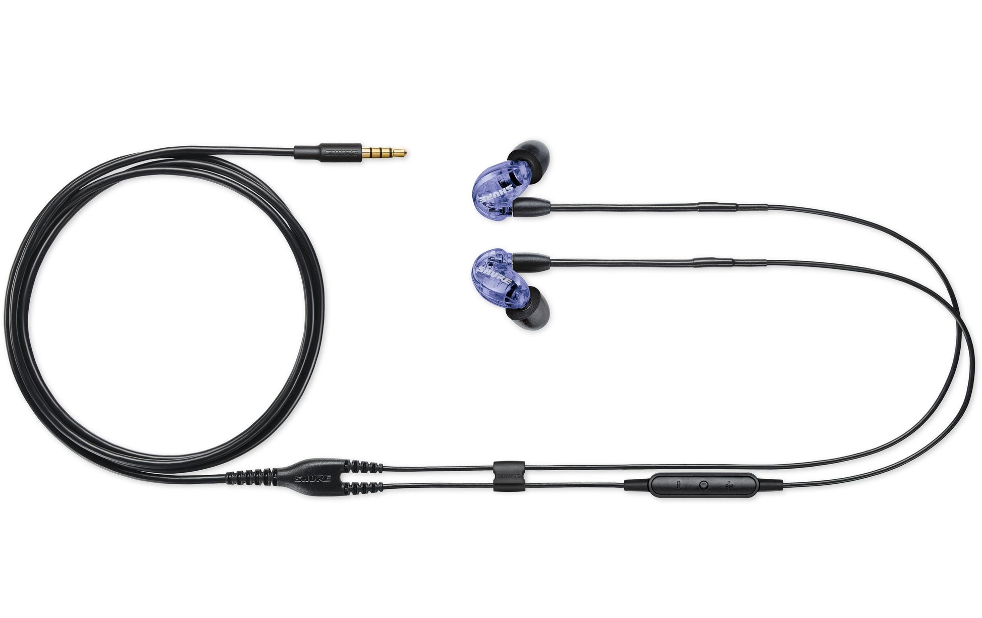 Shure SE215 – In-Ear Headset – 3,5 mm Klinke, Anruf-Management – Violett – für Apple/Android