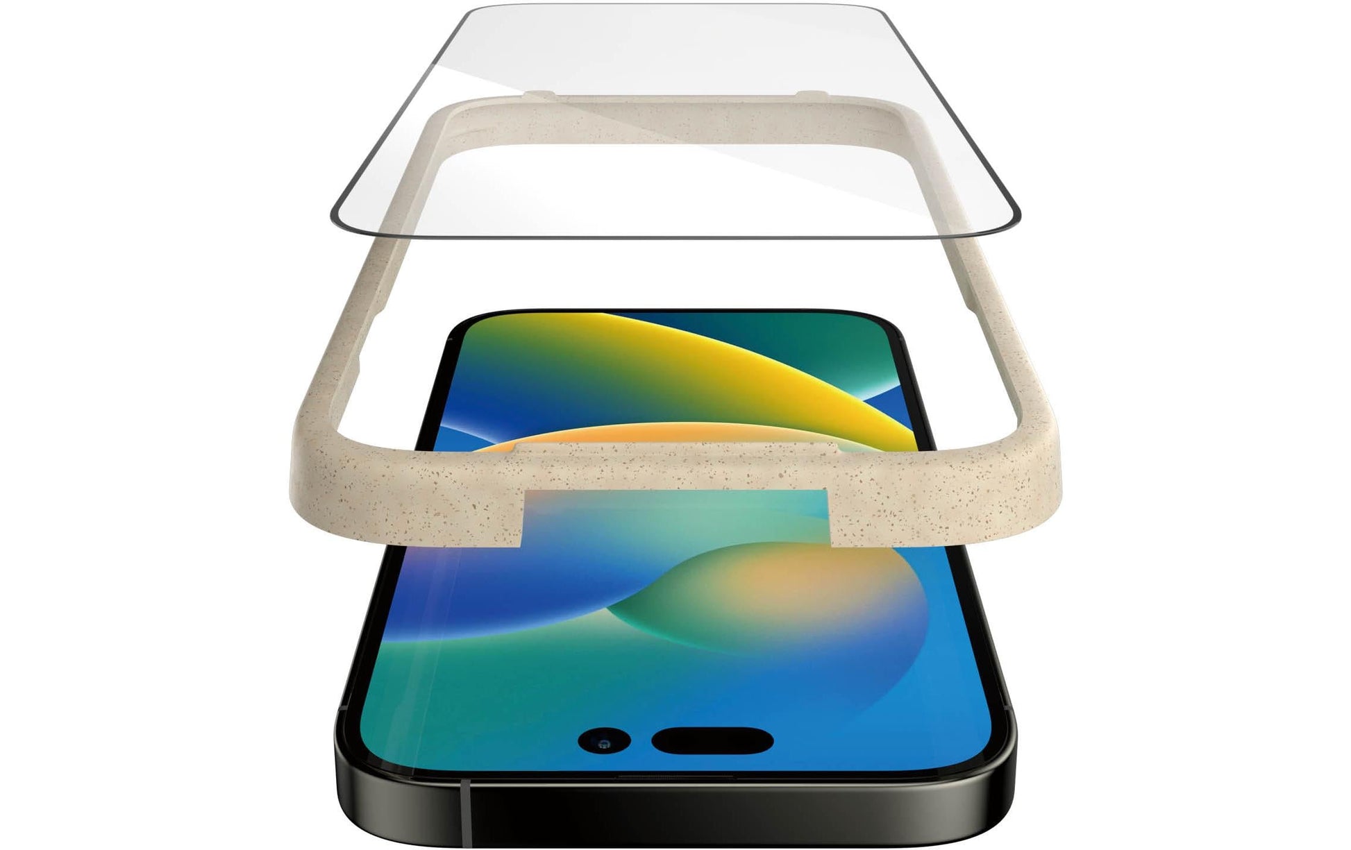 PanzerGlass Displayschutzglas – für Apple iPhone 14 Pro, kratzresistent, anti-Fingerprint, Hartglas