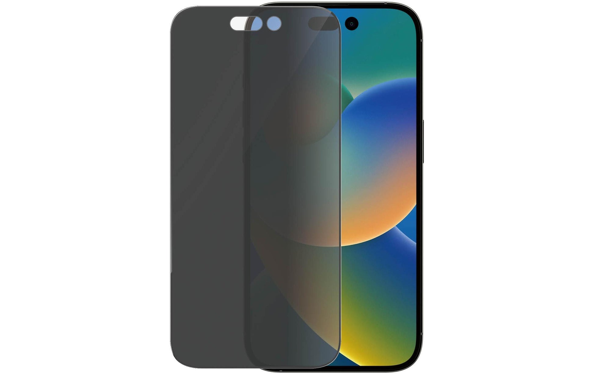 PanzerGlass Privacy-Filter (Panzerglas), Ultra-Wide Fit – für iPhone 14 Pro – mit Applikator