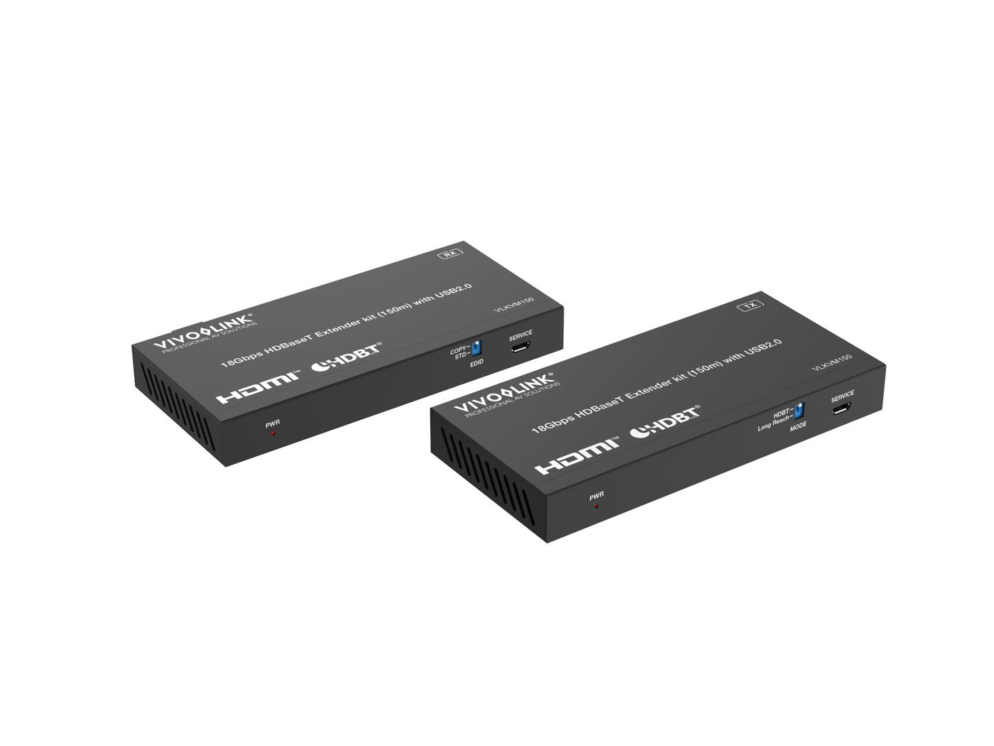 Vivolink VLKVM150 – KVM-Extender-Set HDBaseT – USB 2.0, bis 150 m