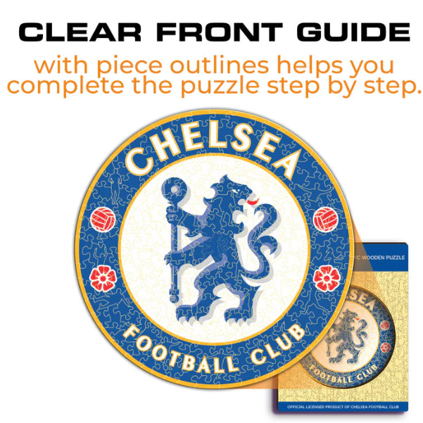 Iconic Puzzles Chelsea FC - Logo – Logikspiel, 1 Spieler, ab 14 Jahren