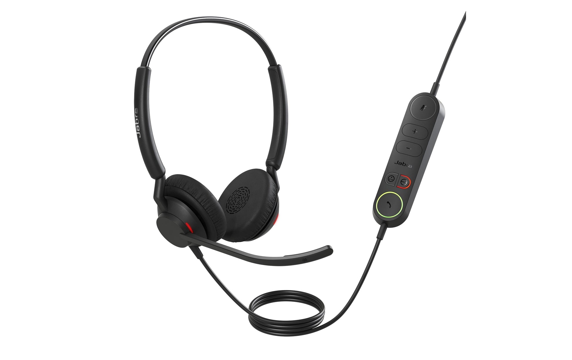 Jabra Engage 40 Inline Link – Duo Headset – USB‑C/USB‑A – für Softphone