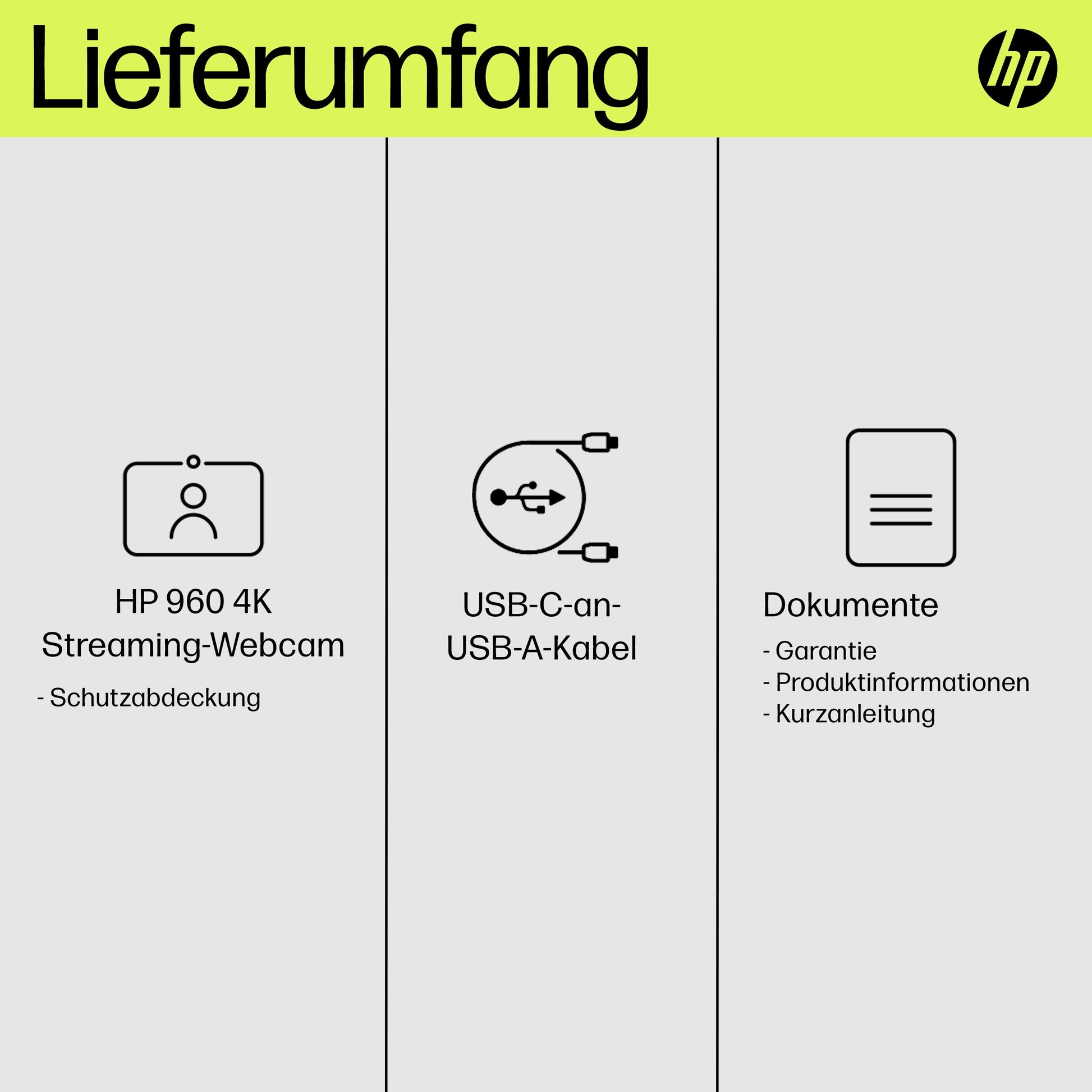 HP 960 – Webcam – 4K