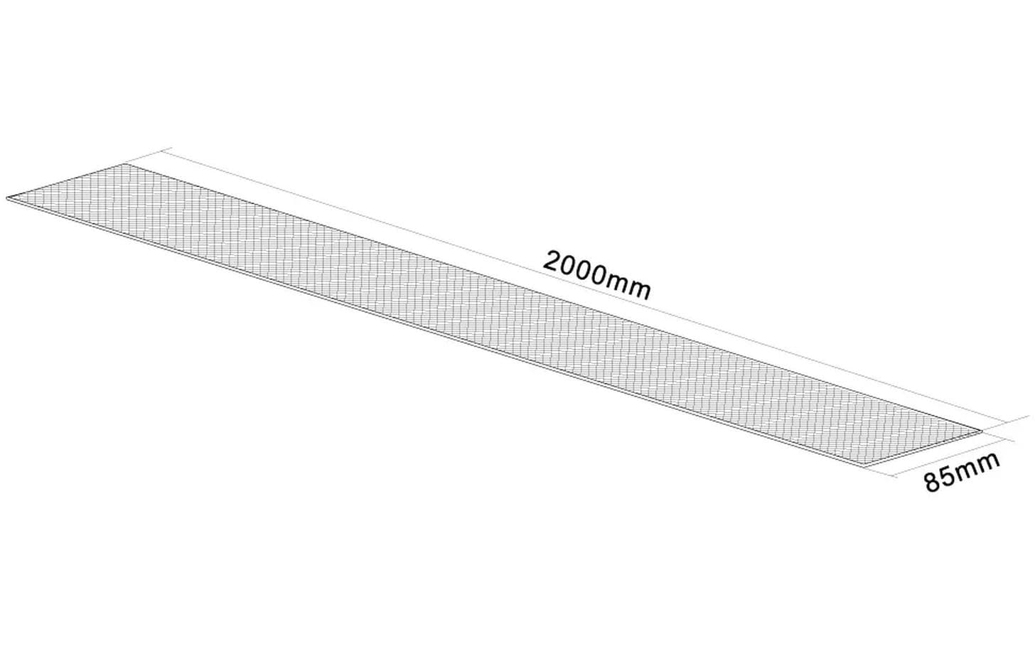 Neomounts Kabelschlauch – Ø 85 mm – 2 m – Kunststoff – Weiss, einstellbar, 1 Stk.