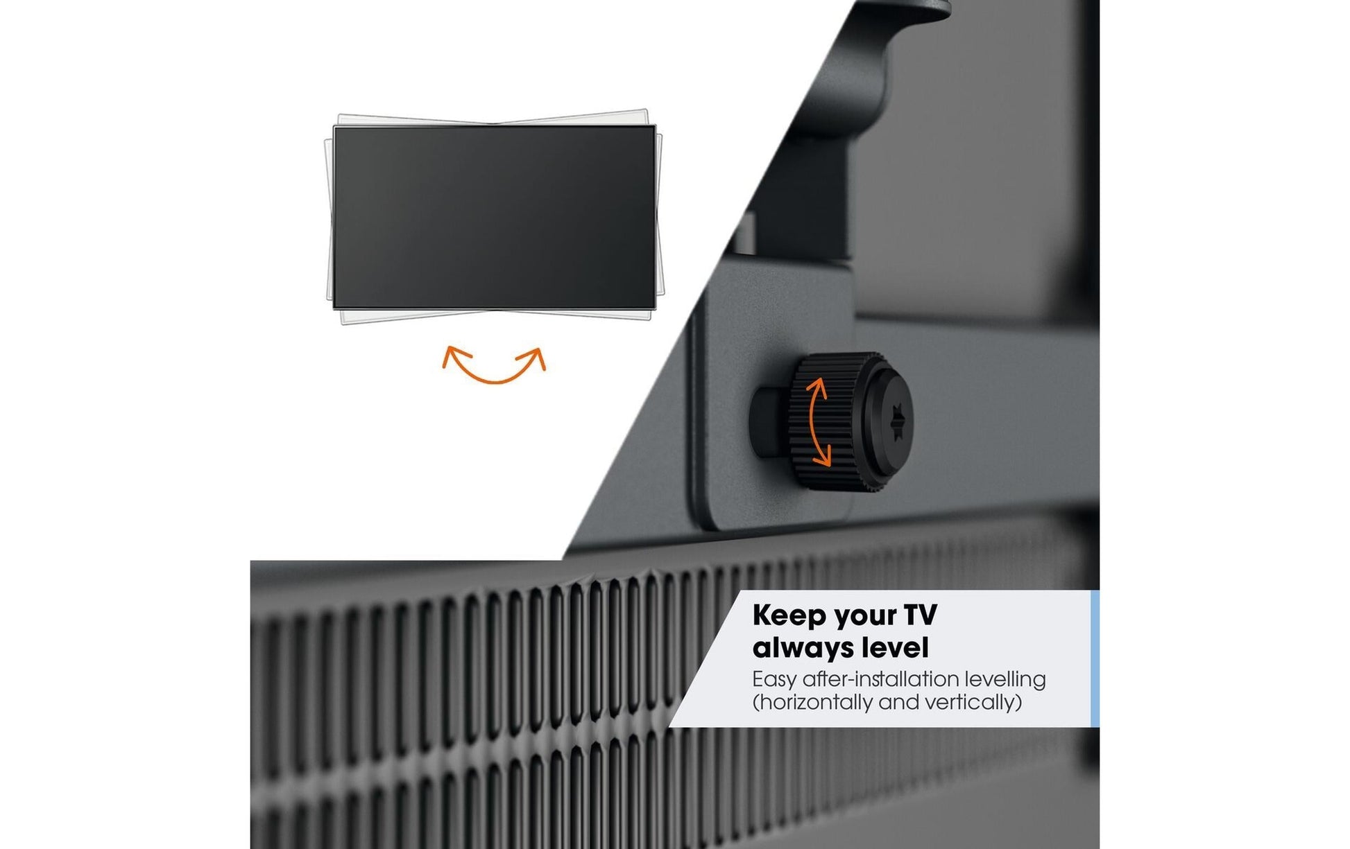 Vogel's 6VO TVM 3645B – Wandhalterung, neigbar, für 50", VESA 500×400, bis 35 kg, schwarz