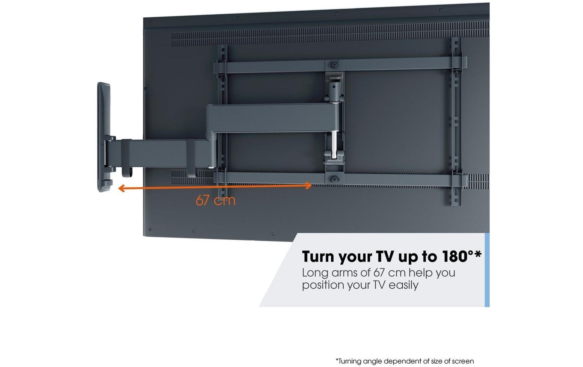 Vogel's 6VO TVM 3645B – Wandhalterung, neigbar, für 50", VESA 500×400, bis 35 kg, schwarz