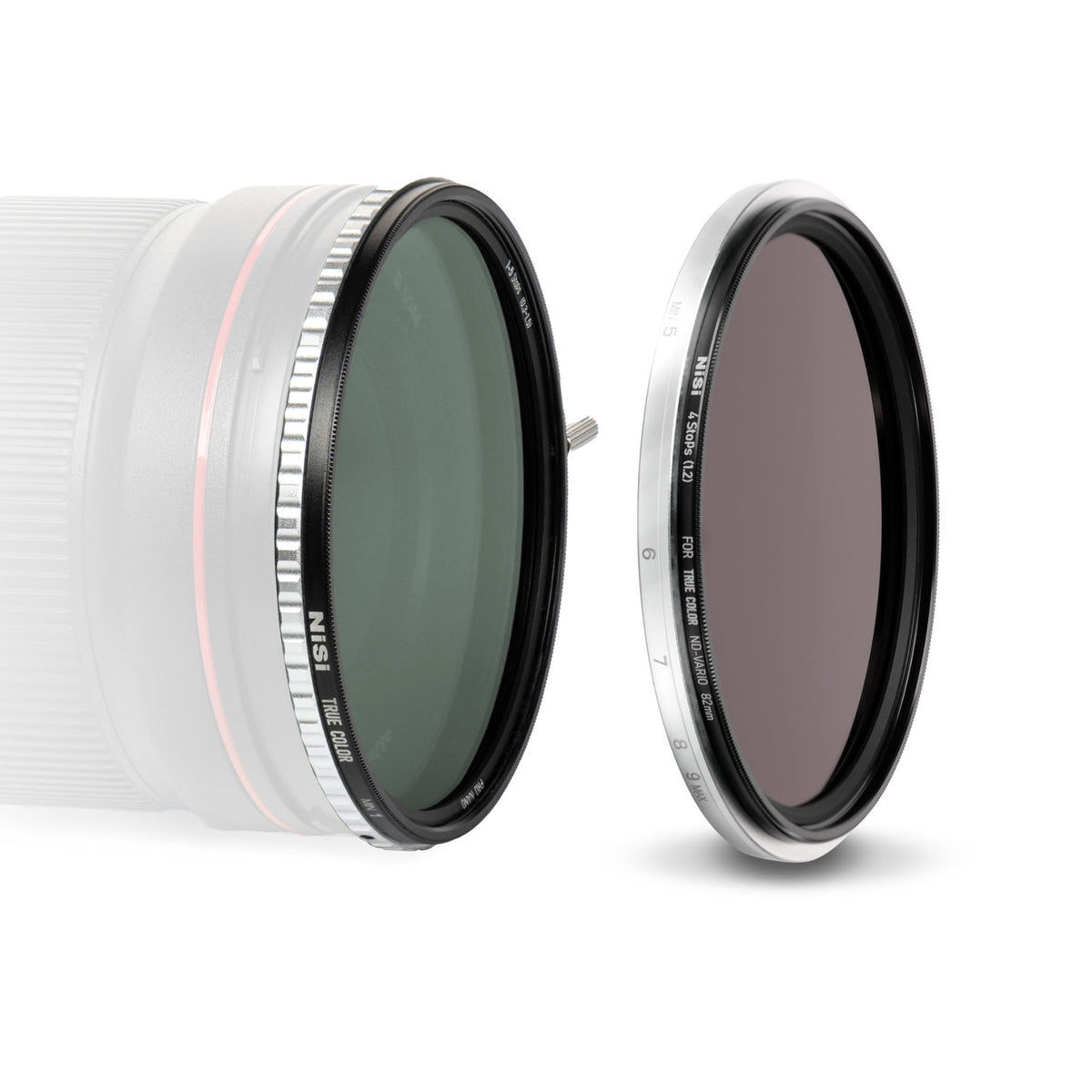 NiSi Swift True Color VND Kit 82 mm Filterset – VND/ND16, 1–9 Stufen – Glas, wasserabweisend – inkl. Tasche
