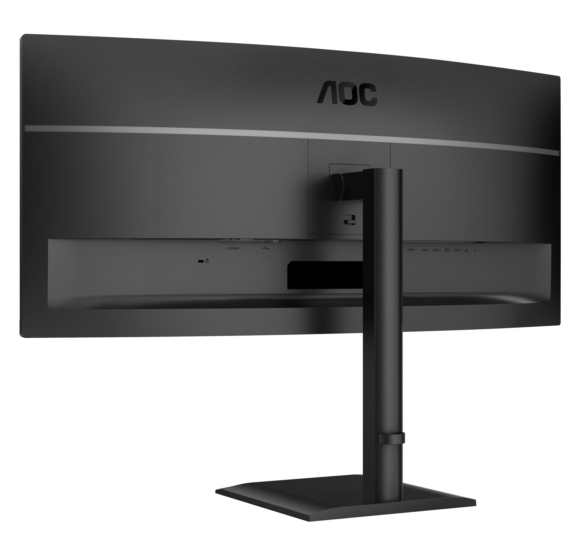 AOC CU34E4CV – Monitor, 34" 3440 × 1440 (UWQHD), VA, 120 Hz, Gebogen, KVM, VESA 100 × 100, Schwarz