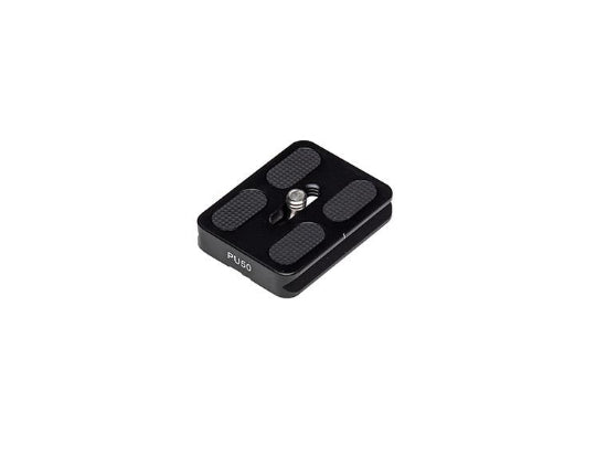 Benro PU-50 Schnellwechselplatte – Aluminium, 38 × 50 × 10 mm – Stativgewinde 1/4"