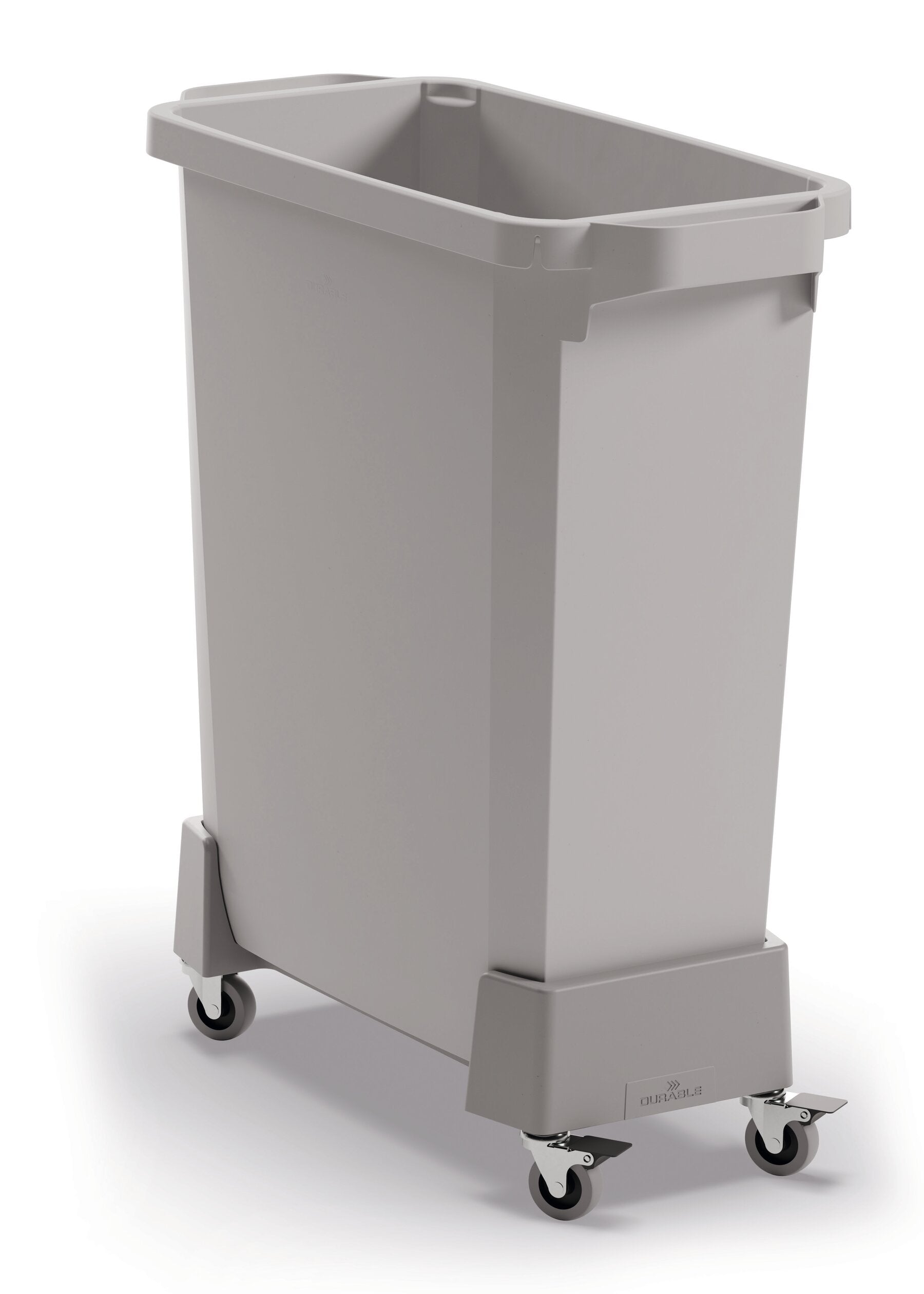 DURABLE Transportroller – für DURABIN 60, Kunststoff (PP), Grau, B 240 × T 495 × H 165 mm