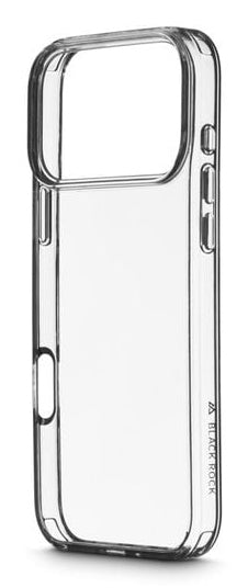 Black Rock Backcover – für Apple iPhone 17 Pro Max, PC+TPU, Transparent
